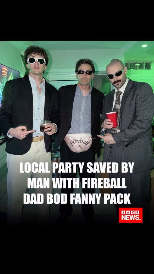 local party saved by Fireball Dad Bod Fanny Pack @fireballwhisky #fireballpartner #ad21+