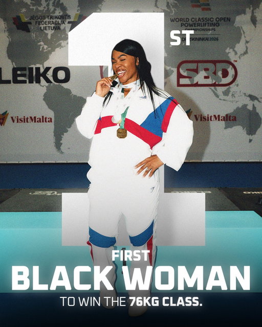 Today, on Juneteenth, I became the first Black woman in history to become a World Champion in the 76kg class. Being the first isn’t about being the last. It’s about leaving the door open. I hope somewhere a young black girl sees this and understands that she belongs in every room, every arena, every stage, and every conversation she chooses to enter. I hope she sees that history isn’t something we only read about. Sometimes, we get to become a part of it.

On a day that symbolizes freedom and progress, I am humbled to add my name to a story that is so much bigger than me. The medal is mine, but this moment belongs to all of us. 🖤
Happy Juneteenth ✊🏿

Edit @designedbybilz