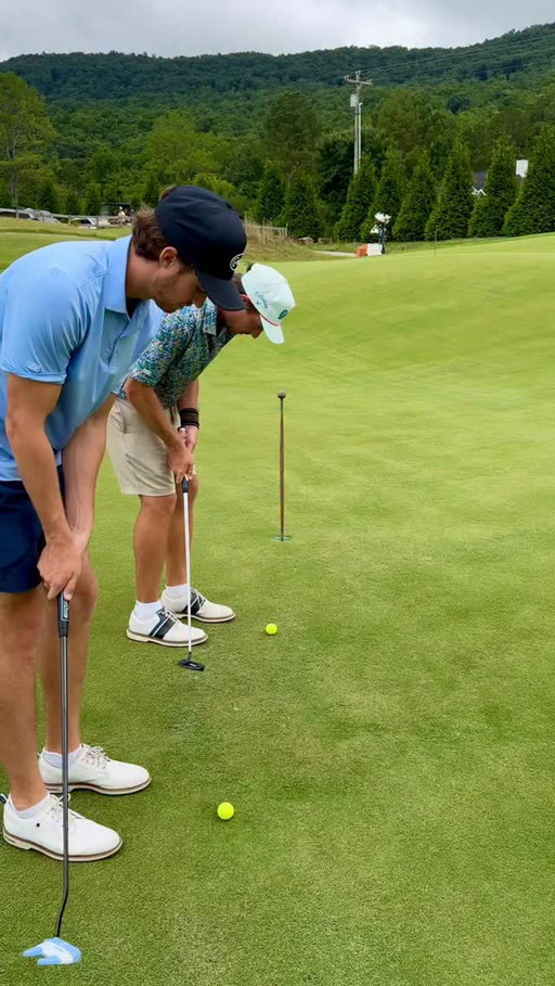 Who made the putt?