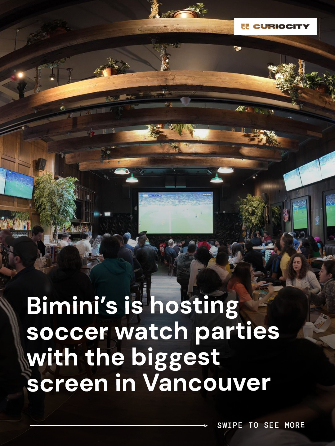 [LINK IN BIO] Still looking for watch party plans? ⚽💭 ⁠
@biminis1975 is the spot to catch all the action! It’s Vancouver’s favourite neighbourhood pub for sports, food, and great company! 🍽️🤝⁠
⁠
Enjoy every match on multiple screens while sharing appetizers, burgers, drinks, and game-day excitement with fellow fans! 📣⁠
⁠
Plus, they have the biggest screen in Vancouver with 16 screens across 3 floors, so you won’t miss a second of the action! 📺⁠
⁠
Stop by for weekly giveaways on-site and enter through the in-house ballot box to win prizes including a gaming console giveaway on July 1, official football jerseys, limited edition footballs and more — plus a $2,100 cash giveaway for the grand finale. Follow Bimini’s for updates and giveaway announcements! 🎉⁠
⁠
Whether you’re supporting your home nation or simply love the sport, Biminis offers the perfect atmosphere for every international football match! ⚽⁠
⁠
Visit the link in @curiocityvancouver’s bio to see the event schedule and to plan your visit! 🔗 #sponsored