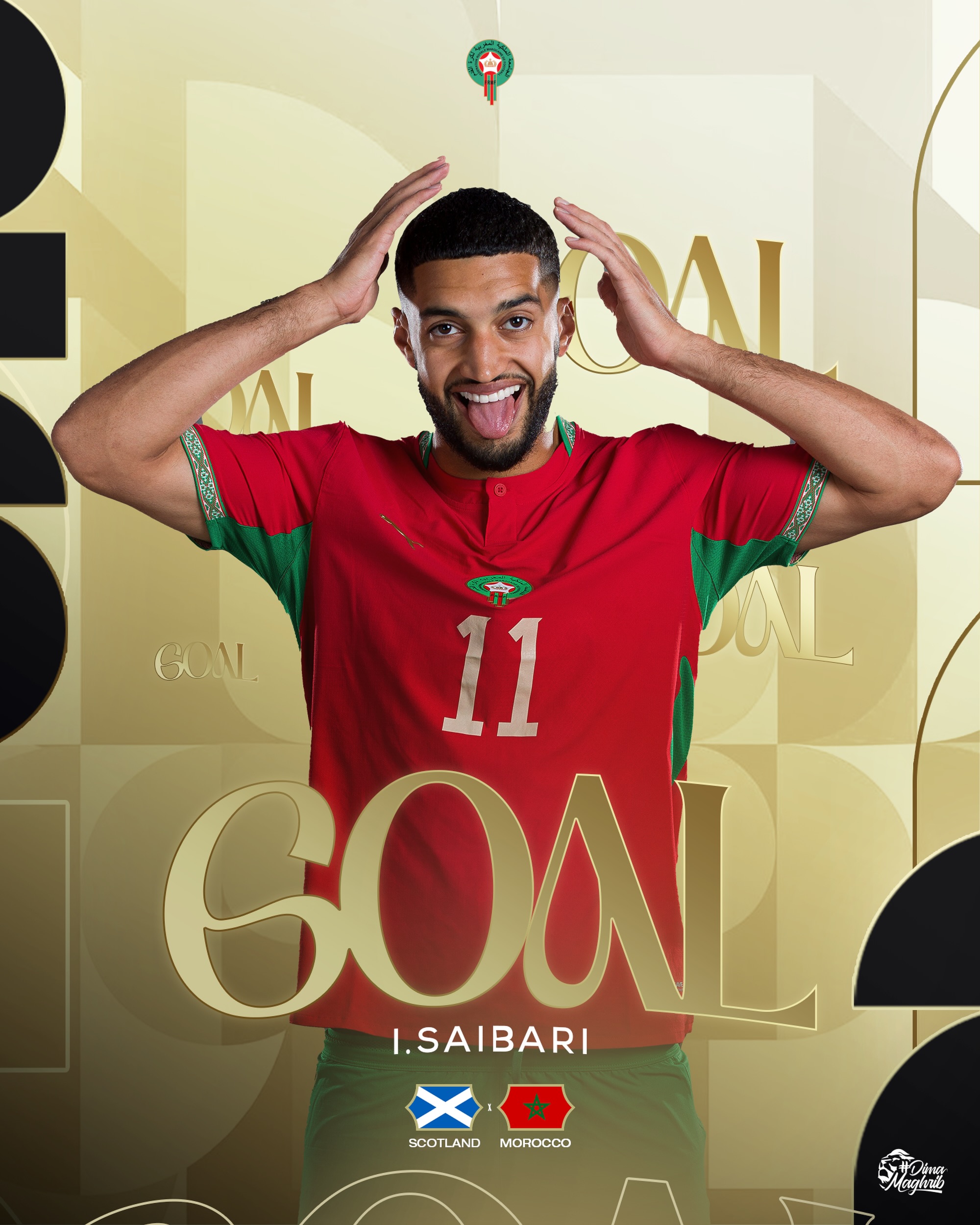 اسماعيل صيباري يمنح التقدم لمنتخبنا الوطني

Ismael Saibari gives our National Team the lead ⚽️

#DimaMaghrib 🇲🇦 #FIFAWorldCup