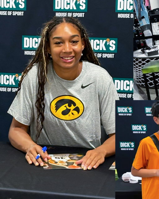 It's all smiles at our Cedar Rapids
Grand Opening when @hannahstuelke stops by for the fans. 😁