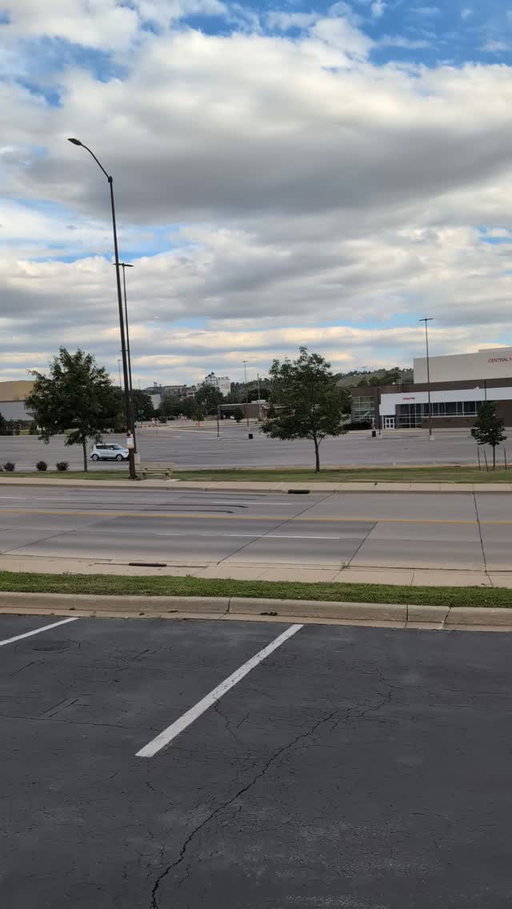 Yelled at me to get on the sidewalk where there was no sidewalk, followed me and watched me from that parking lot and almost caused an accident