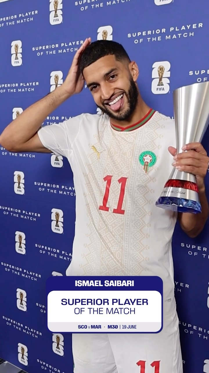 The fans have spoken – Ismael Saibari is your Superior Player of the Match! 🌟

#FIFAWorldCup #SuperiorPOTM