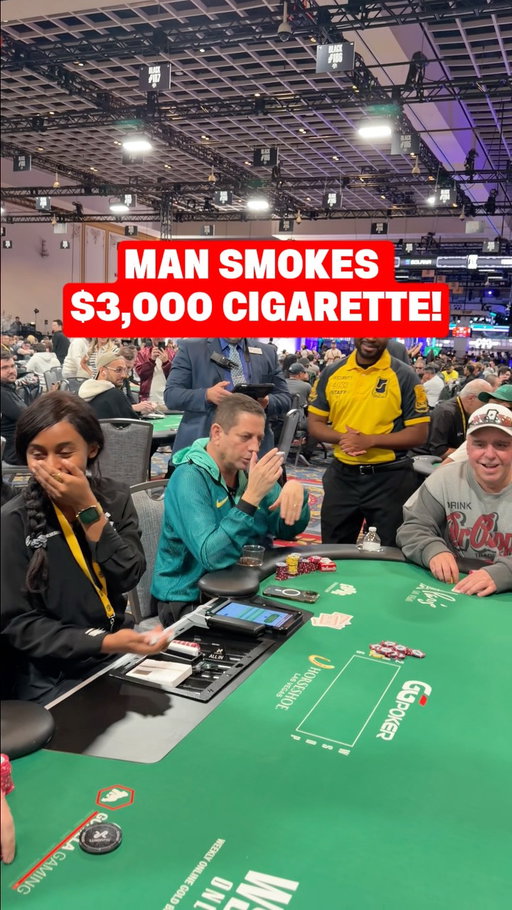 Player REMOVED From $3,000 Tournament!

The use of smoking devices in the poker room is strictly prohibited and will result in disqualification from the tournament.
Here’s what happens when that line gets crossed.