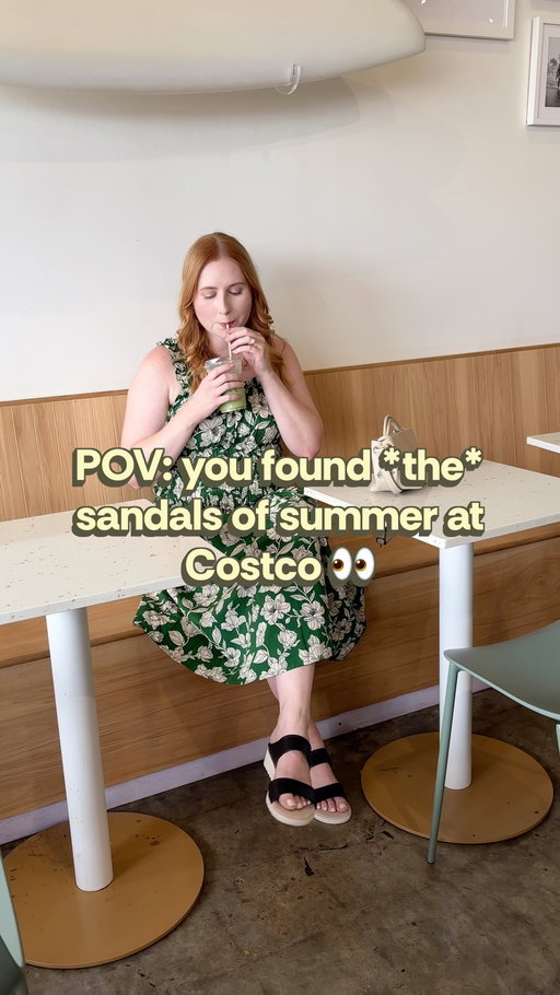 #ad If you’re looking for a comfortable summer sandal that works for everything from afternoon matcha runs to beach vacation shopping, these AFFORDABLE 👏🏻 Kensie Women’s Strap Sandals from Costco are worth checking out! ☀️👡

I love the cushioned footbed, stretchy straps, and easy slip-on design that make them comfortable for all-day wear. 👌🏻🤩

You can shop them in-store at Costco or online at Costco.com while they’re available!

✨these sandals are perfect for:
• Summer outfits
• Vacation packing
• Casual everyday wear
• Beach trips
• Weekend errands

Are you team black or beige sandals for summer? 🤍

Kensie sandals, slip on sandals, summer shoes, summer sandals • summer shoes • costco finds • costco fashion • costco shop with me, costco shopping vlog, summer beach shoes, beach vacation shoes #kensie #costcorun #costcofashion #costcofinds