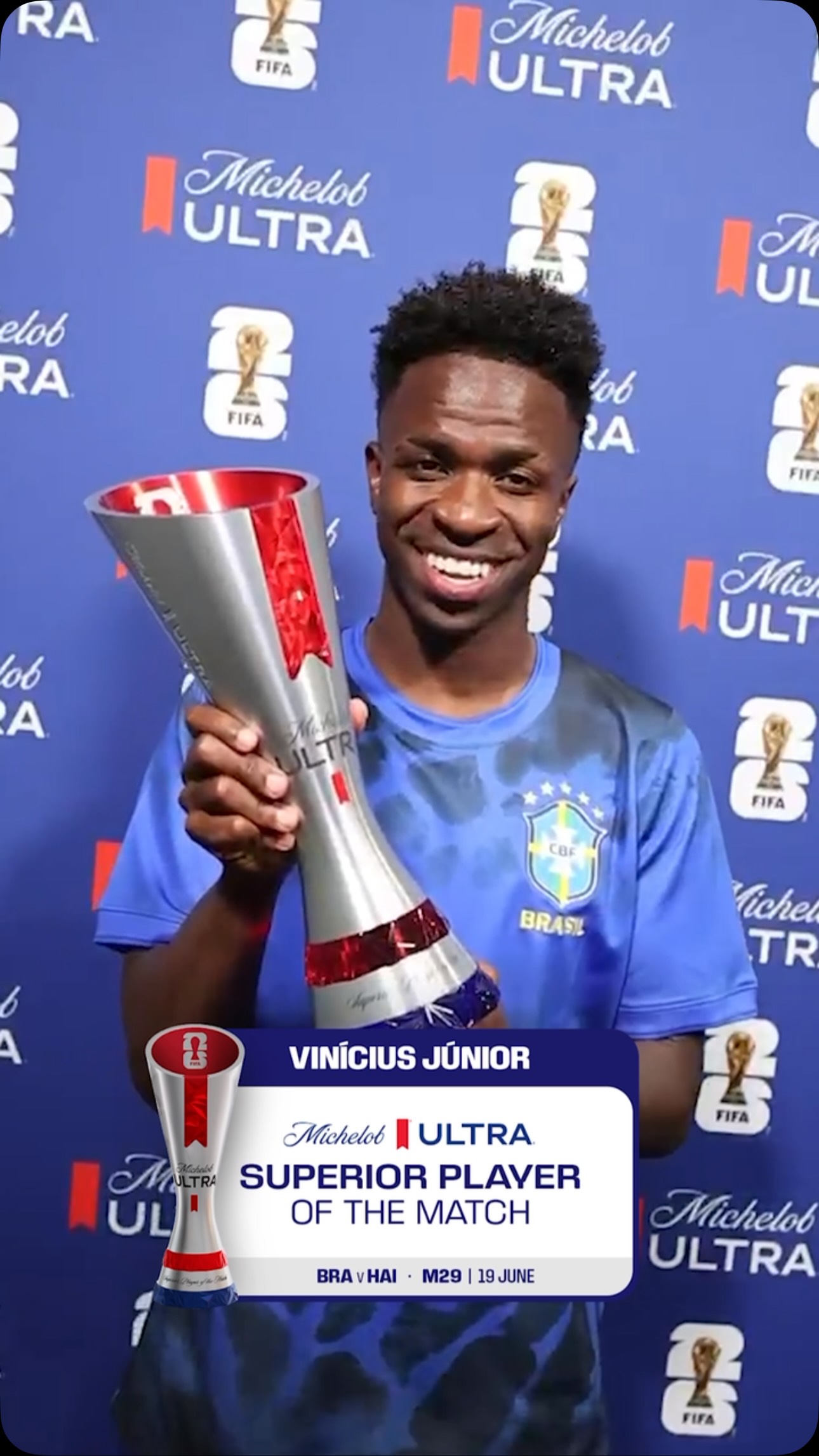 That’s how you own a match. @Vinijr takes home his second consecutive Superior Player of the Match. #SuperiorPOTM ​