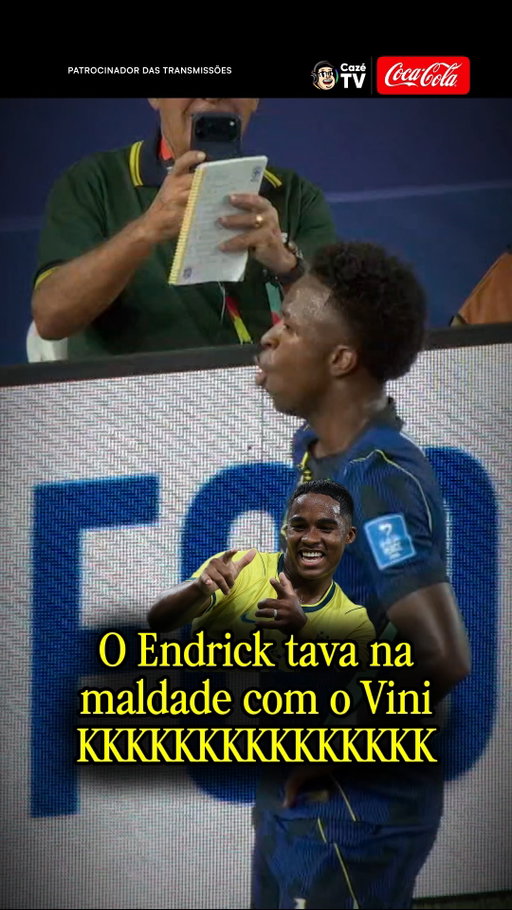 O ENDRICK QUASE DEIXOU O VINI CARECA KKKKKKKKKKKKKKKKKKKKKKKK

🚨 𝐒𝐄 𝐓𝐄𝐌 𝐂𝐎𝐏𝐀, 𝐄𝐒𝐐𝐔𝐄𝐂𝐄! É NA CAZÉTV! 😮‍💨

#CopaNaCazéTV #Cztv05 #Original #CocaCola #VideoContextualizado