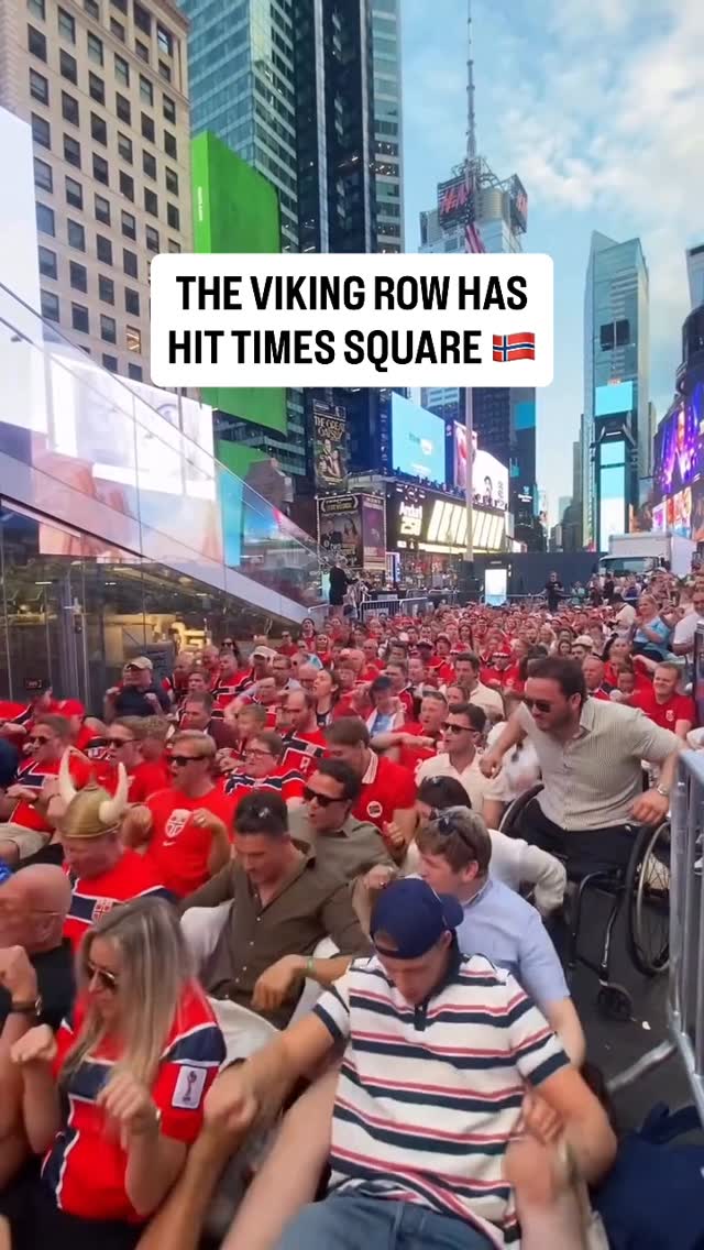 Norway’s Viking Row taking over Times Square is absolute cinema 😂

🎥: @halvormberg