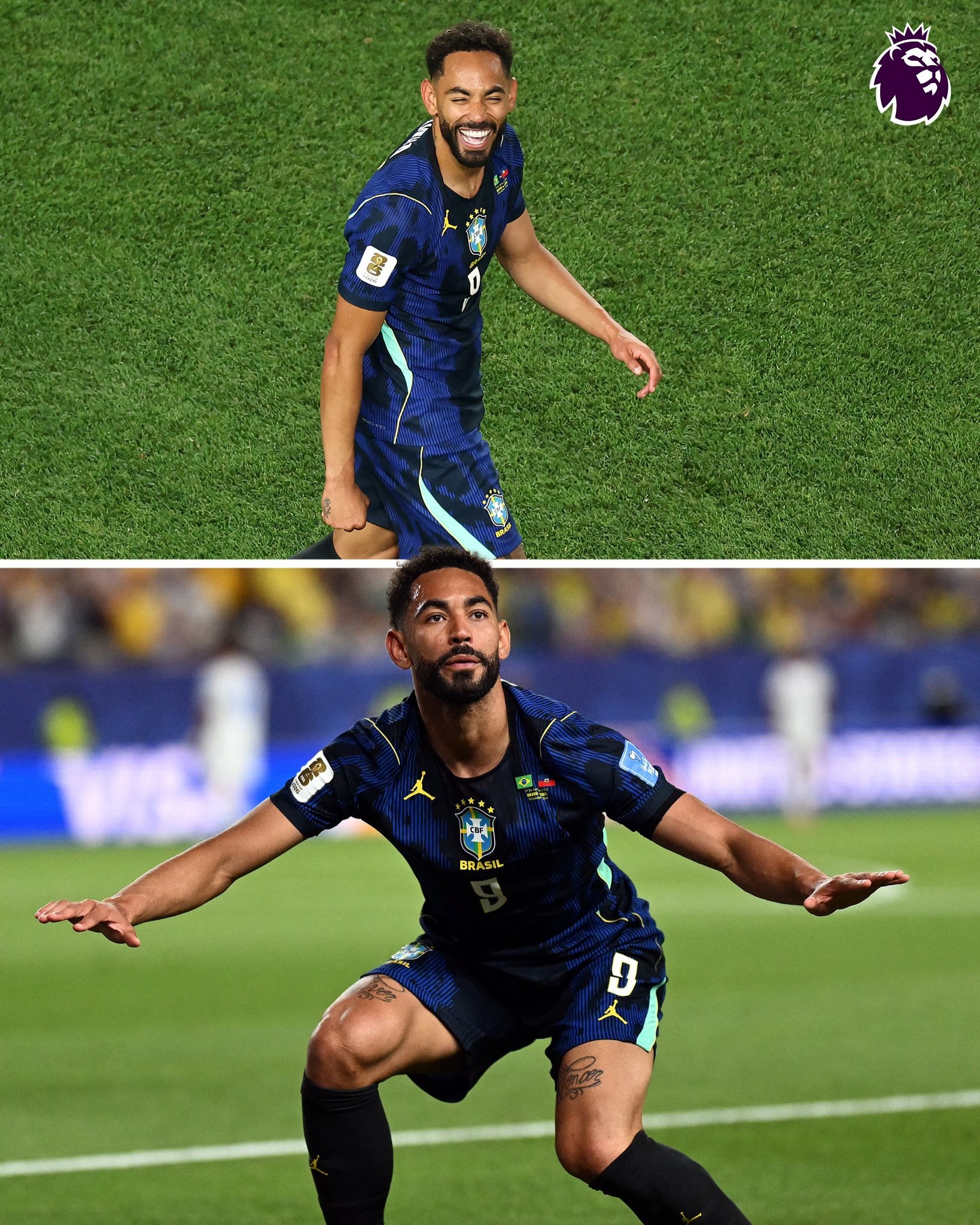 On his first World Cup start, Matheus Cunha scored two goals in Brazil’s 3-0 win against Haiti ⚽️👏