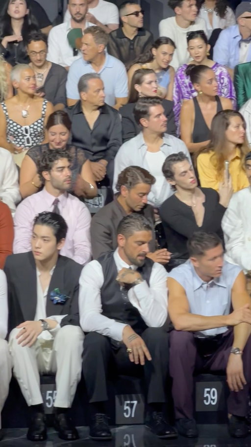 Inside the @dolcegabbana Men’s Spring 2027 show. Celebrity guests included michelemorrone, @_rl9 @tredicipietrotredici, @thebursin, Choi Soo-bin (@page.soobin) and more. Take a look. 

Video: @sandrasalibian @martinocarrera