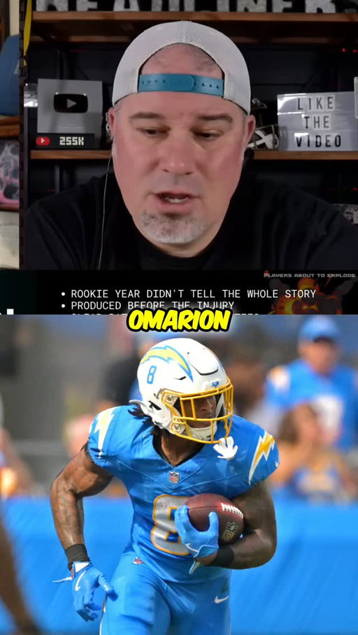 Omarion Hampton: Top 7 RB potential if he plays 16+ games. Could outperform Cook, Taylor, and even McCaffrey with efficiency issues. Everything aligned for him to explode this year. #OmarionHampton #FantasyFootball #RBRankings #NFL #Football #PlayerAnalysis #Sports