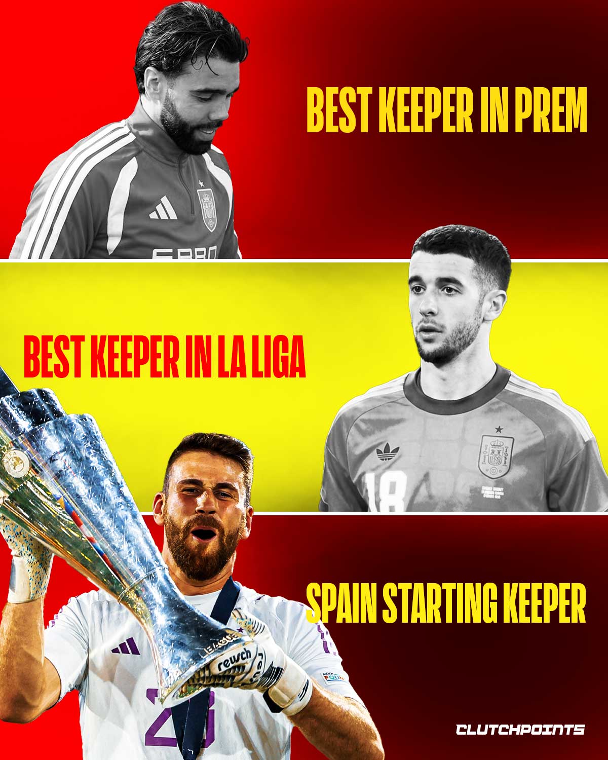 David Raya won the Premier League Golden Glove with Arsenal. Joan Garcia won the Zamora Trophy as La Liga's best keeper at Barcelona. Neither of them started for Spain in Monday's shock 0-0 draw with Cape Verde. Luis de la Fuente trusted Unai Simon instead, and the result speaks for itself.

Simon conceded 54 goals across 37 games for Athletic Bilbao this season, with just 6 clean sheets. He was Spain's starter at Qatar 2022 and Euro 2024, which is exactly why de la Fuente refuses to drop him. Loyalty over form, even against FIFA's 72nd-ranked nation.

Cape Verde's 40-year-old Vozinha put on a masterclass with seven saves at the other end. Spain were held by tournament debutants. Two of Europe's three best goalkeepers sat on the bench watching. If La Roja are knocked out early, the country will know exactly who to blame, and which two names they were never given.