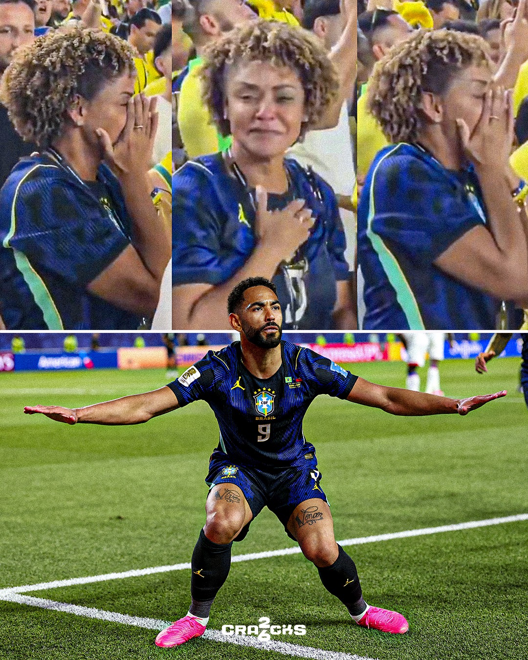 🥹 LA MAMÁ DE CUNHA NO AGUANTÓ

🇧🇷 Matheus Cunha marcó en la Copa del Mundo y dejó una imagen hermosa.

⚽ Su mamá no pudo contener las lágrimas después del gol.