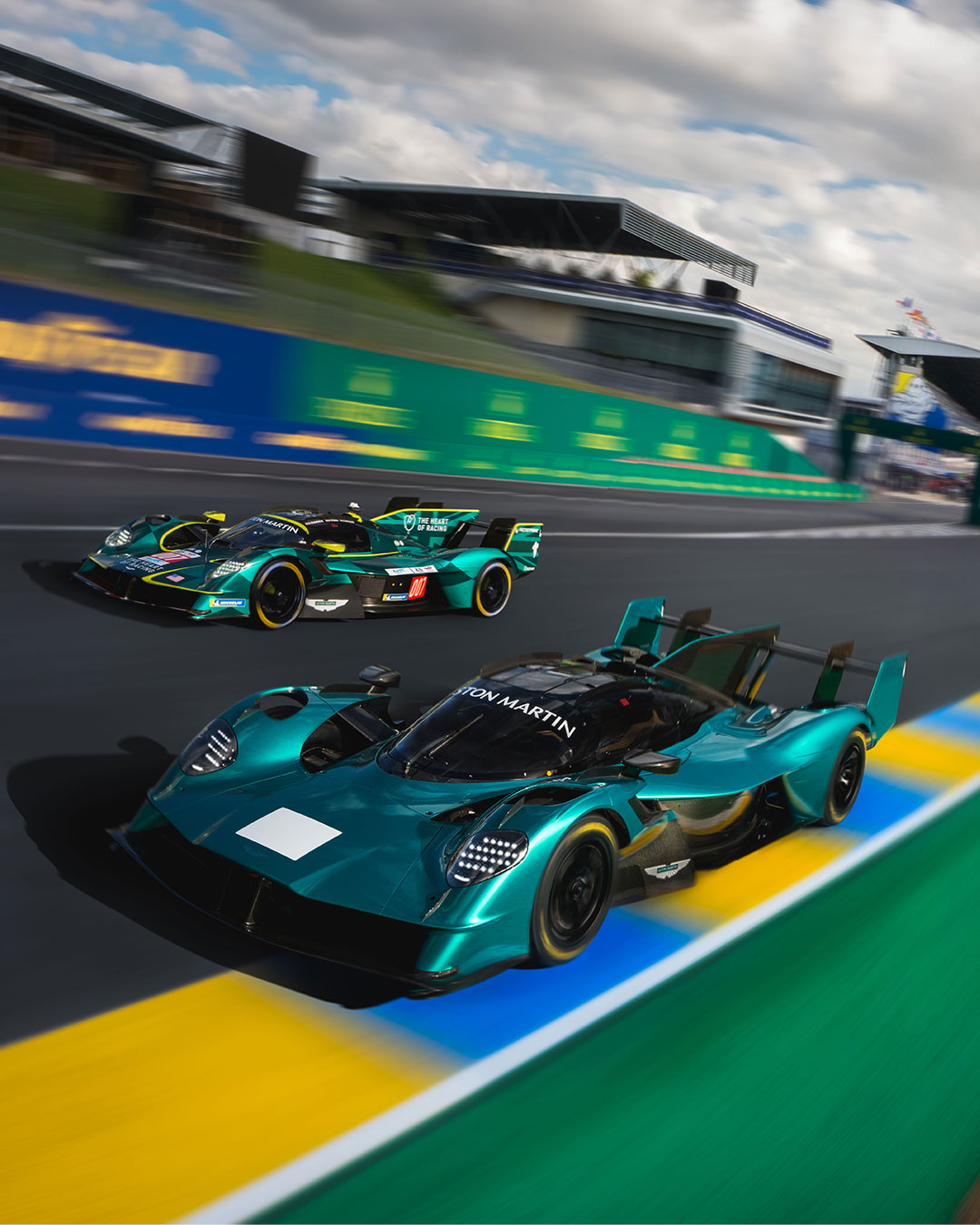 Valkyrie LM meets the maker. Ahead of last week's @24heuresdumans, our limited edition Valkyrie LM took to the track accompanied by its racing counterpart.

The ultimate incarnation of our Le Mans hypercar, Valkyrie LM embodies the pinnacle of motorsport engineering.

#AstonMartin #ValkyrieLM #IMPOSSIBLEDRIVEN