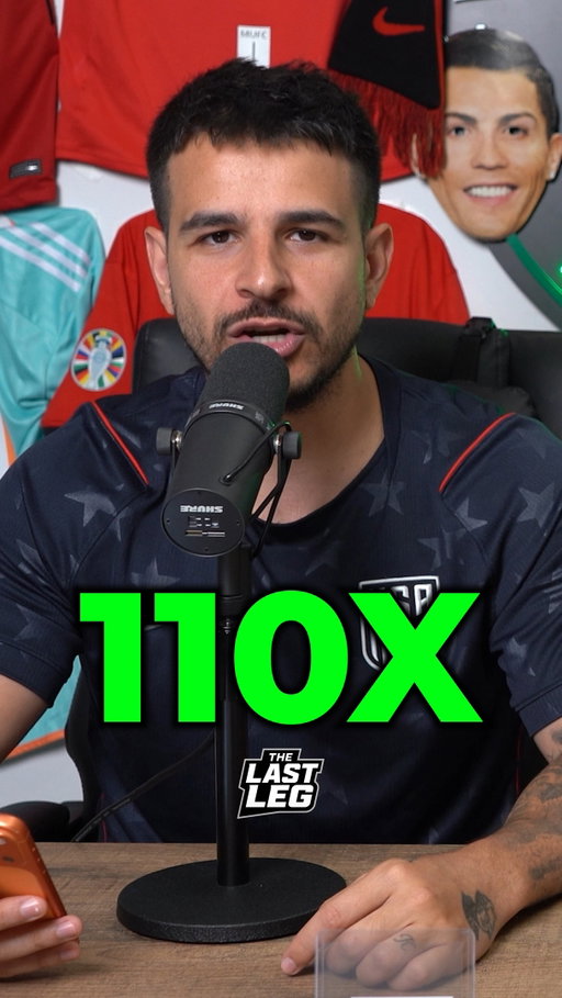 110X 9-LEG PARLAY FOR THIS WEEKEND'S WORLD CUP MATCHUPS!🤯🏆

I’ll see you at the money counter🫡💸

Full Episode of ‘The Last Leg’ Out Now on YouTube! 🔗 in bio