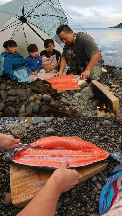 A father can teach a kid how to catch a fish. The better lesson is teaching them to ask questions about it.

Why does it live here? What does it eat? Why does it taste the way it does? What makes it worth caring about in the first place?

That's what @victorhuang.co is passing on here. Not just knowledge about king salmon, but curiosity about the natural world. The outdoors has always been one of the best classrooms around.

As Father's Day approaches, we're grateful for the dads teaching the next generation to pay attention.