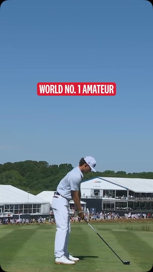 The future is now at Shinnecock. Jackson Koivun and Miles Russell are paired together today at the U.S. Open.