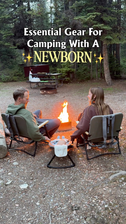 Newborn camping essentials✨🏕️👶🏼

1️⃣ Bouncer - Keeps baby entertained + gives you a safe place to put them down. We LOVE the @babybjorn bouncer (we got ours off Marketplace), but any bouncer you use at home will also work at camp!

2️⃣ Portable sound machine - If your baby sleeps better with white noise, I highly recommend getting a @hatchforbabysleep Go sound machine. We use it both at home and while camping/traveling.

3️⃣ Travel bassinet - I’m very anxious when it comes to safe sleep, so the snuggle nest from @babydelightinc has been perfect for camping during the newborn phase. It’s lightweight and easy to set up, but also firm and solid.

4️⃣ Warm sleep sack - We use @ergopouch_usa swaddle sacks at home, so I was very excited to learn they had a 3.5 TOG option (the warmest I’ve been able to find in a 0-3 month size). I also like that you can convert the swaddle to a regular sleep sack with the arms out so you can keep using it once baby starts rolling over. 

5️⃣ Fully stocked diaper caddy - The most necessary piece of gear on this list! Keeps everything organized for diaper changes so you’re not scrambling in the middle of the night.

6️⃣ Carrier - Keeps baby safe and secure while you have your hands free. Also great for hiking and other outdoor adventures. I’ve been using the @wildbird aerial carrier and love the fit and all of the different colors/prints it comes in.