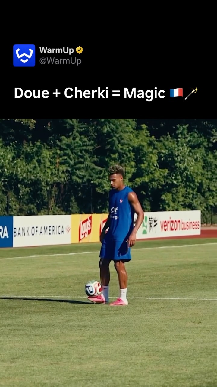 🤩

France’s 2026 World Cup campaign features an explosive injection of youth in attack, highlighted by the inclusions of Désiré Doué and Rayan Cherki in Didier Deschamps’s squad. Fresh off a Champions League title with PSG, the 21-year-old Doué arrives as an elite, two-footed winger capable of shifting dynamically inside. Meanwhile, 22-year-old Cherki provides unpredictable flair and creative genius, entering the tournament following a sensational Premier League campaign with Manchester City where he logged 12 assists. Together, they give Les Bleus incredible tactical flexibility.

(Via @fff )
