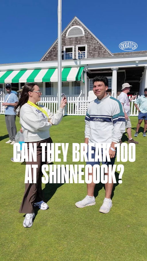 We actually saw a video of the last guy breaking 100 at Shinnecock. @kclairerogers asks @usopengolf spectators how they’d do and if others would agree.