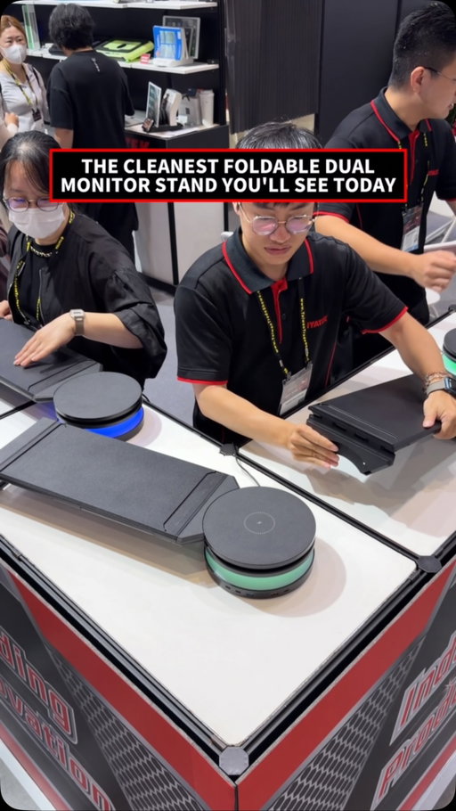 If you want to clear your desk clutter, this stand has you covered.

It features a patented horizontal folding structure with adjustable widths to match your preference. There is plenty of utility here too, with a built-in storage drawer, pen slots, and integrated device stands and wireless charging pad for your phone or tablet. ⚡

It also brings some major personality to your workspace with one-touch power control and six immersive RGB lighting modes – including Wave, Pulse, and Render. ⌨️🔮

#gamingsetup #desksetup #techreview #organization  #cooltech