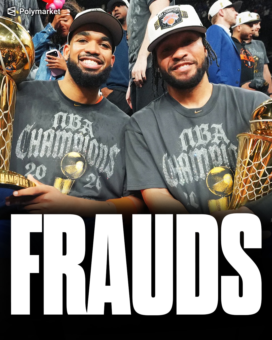 The Knicks were the 2026 NBA champions but they may have faced the easiest path to the Finals ever 👀

Do you think the Knicks were frauds?
