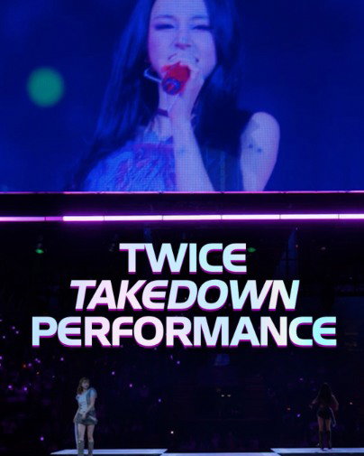 As we celebrate KPop Demon Hunter’s one-year anniversary, we’re looking back at TWICE’s unforgettable “TAKEDOWN” performance at the Kia Forum in Los Angeles!