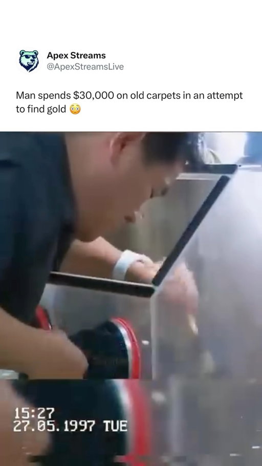 Would you spend $30K to find gold? 👀 

(Via gold hunting/TT)