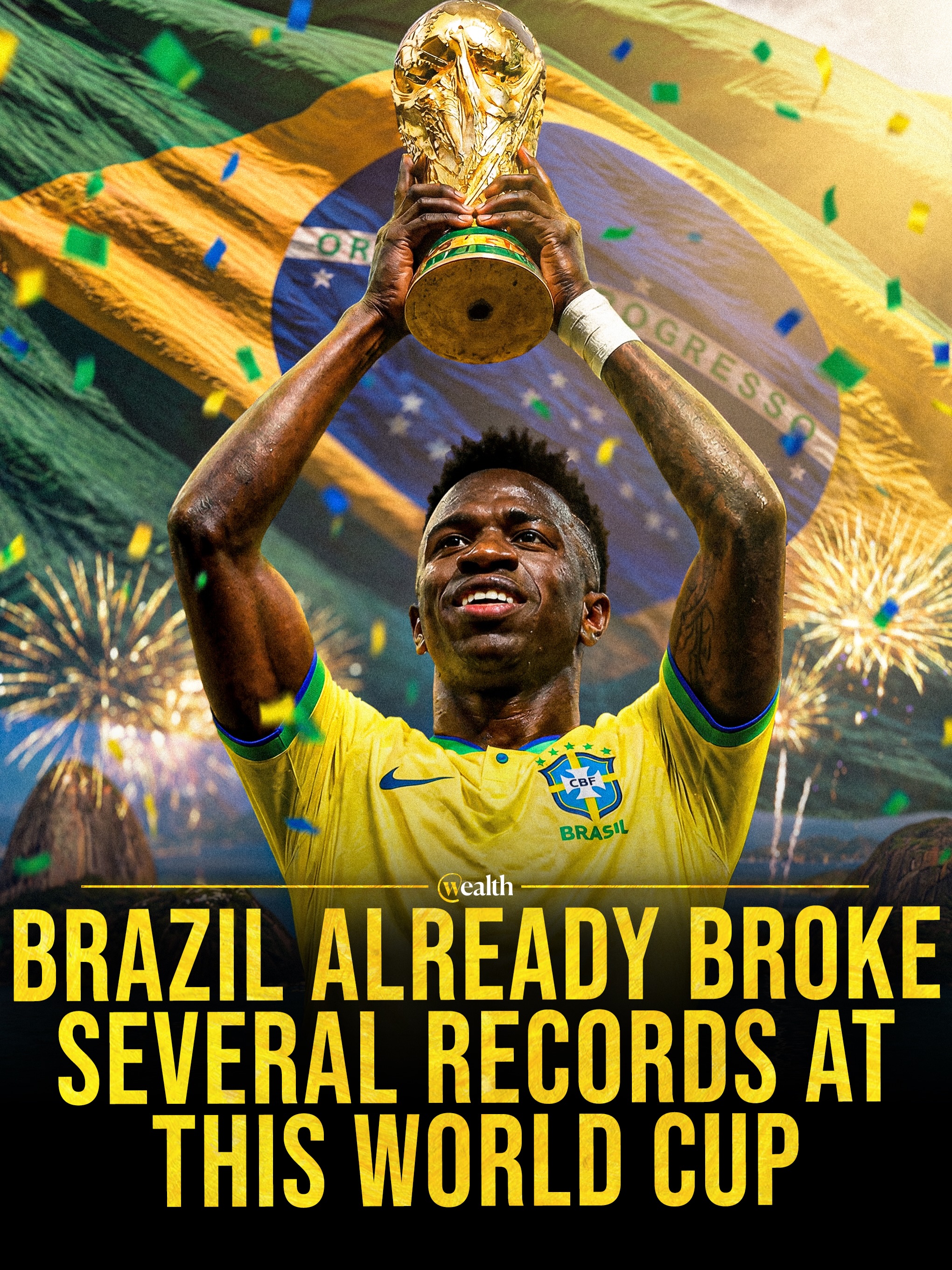 Brazil’s World Cup record remains unmatched. 🇧🇷⚽️

Brazil is the only national team to appear at every men’s World Cup since 1930, and it has scored more tournament goals than any other nation. Its opening-match record also stands out as one of the competition’s strongest long-running streaks.

That combination of longevity, scoring output, and repeated fast starts is why Brazil’s place in World Cup history is treated as foundational rather than incidental. Across nearly a century of tournaments, the team has remained a constant part of football’s biggest stage.

#Brazil #WorldCup #FIFAWorldCup #FootballHistory