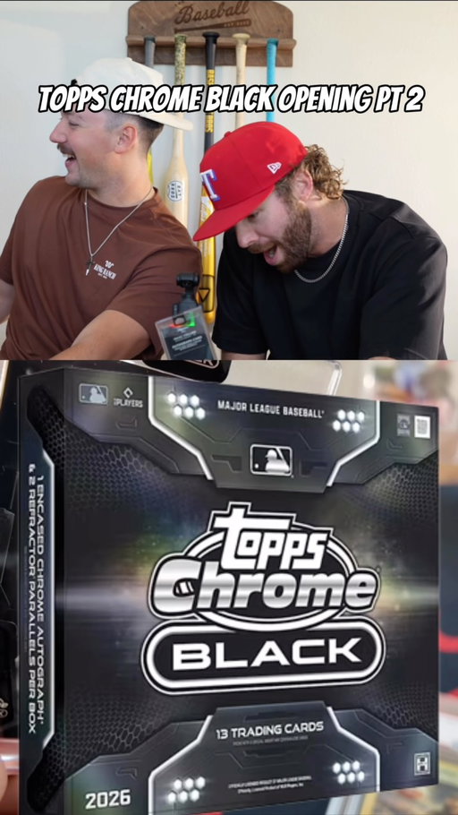 $450 Topps Chrome Black opening pt 2 
Let us know what packs you want next

#baseballcards #toppschrome #mlb #topps #baseball