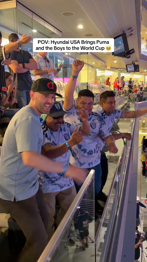 @hyundaiusa made their world last night 🥹🫶🏻 #fifa #worldcup