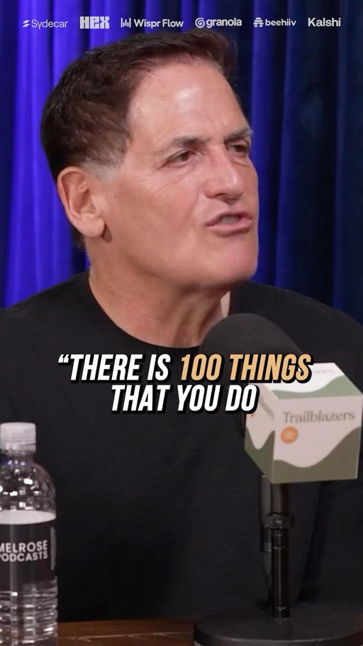 Mark Cubans BEST Advice For 20 Year Olds Looking For A Job! 

Comment WATCH to get links to the full convo!