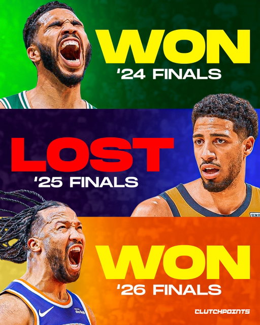 For years, the narrative was simple:

The West is stronger.

The East can't compete.

But the Finals have told a different story.

The East is 2-1 against the West over the last three NBA Finals. And if not for a devastating injury to Tyrese Haliburton, there's a real chance that record could be 3-0.

Maybe it's time to stop asking whether the East can keep up.

Maybe it's time to admit the balance of power isn't as one-sided as everyone thought.