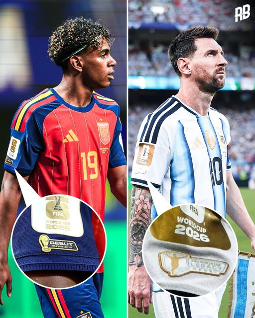 We’ve seen the addition of FIFA badges to World Cup kits this summer… including a debut badge… and I can’t lie, this is a cold feature😮‍💨

You get a badge if it’s your debut World Cup, with special badges also given to player who have won awards at previous World Cups (Golden Boot, Best Player, Golden Glove) 🏆

Lionel Messi and Cristiano Ronaldo even have a ‘Legacy’ badge for attending their 6 World Cup. Too sick 😮‍💨🤌🏽