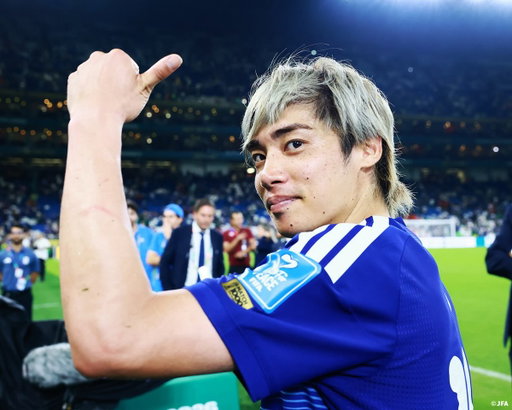👍✨
伊東純也｜中村敬斗
鎌田大地｜谷口彰悟

@fifaworldcup 
#最高の景色を #SAMURAIBLUE