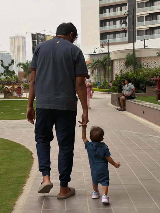 Happy Father’s Day, DADA…NTH! 🤍 😉 
@isushanthreddy Watching the two of you together fills my heart with so much joy. This ordinary life somehow feels so extraordinary because of moments like these.

I could go on and on, but thank you for setting the bar high for her and for always letting me sneak in those extra hours of sleep whenever you’re home. 😄

I love you, but I love you even more as a father. The patience, gentleness, and presence you have with her amaze me every day… though I guess years of patiently dealing with me were excellent practice. 😂

Thank you for being our safe place🤍✨

P.S - I see the weight you carry in your silence and wonder how you don’t complain at all… (not cool btw)