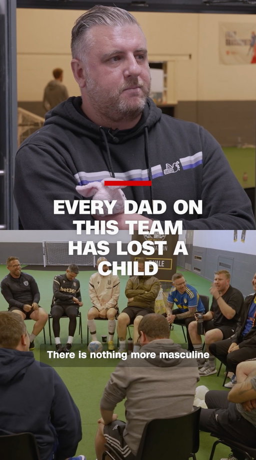 It's a club no dad ever wants to join. Forget Me Knot FC brings bereaved fathers together twice a month in the north of England to play football, talk openly about grief and support one another through child loss. What began as a local support group has resonated far beyond the UK, with messages arriving from fathers as far away as the US and Australia. @chrissycnn reports.