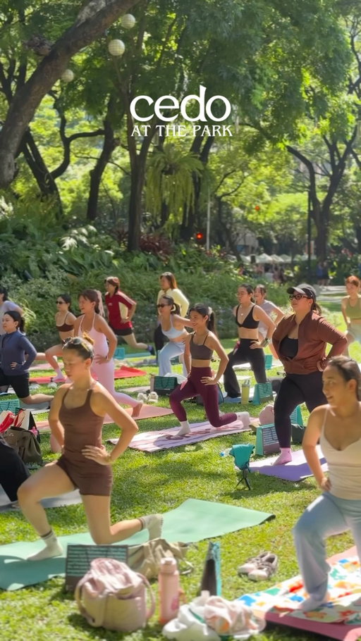 Sweaty & Sculpted on a beautiful Sunday morning. 😍🌞

Our first #𝘊𝘦𝘥𝘰𝘈𝘵𝘛𝘩𝘦𝘗𝘢𝘳𝘬 activation was a Mat Sculpt class with @luigiposadas and @topperfabregas and it was everything we hoped for and more. 🔥🌳

This wouldn’t have been possible without the support of @makeitmakati + big shout out to all our sponsors that spoiled you all: 

💧@straymiles 
💄@fercabeauty_ 
👃🏻@haelex.ph 
🥨 @moodfoodmarket 
🥭@happybrew_kombucha 

See you guys next month for our next activation. 👀

📍𝐀𝐲𝐚𝐥𝐚 𝐓𝐫𝐢𝐚𝐧𝐠𝐥𝐞 𝐆𝐚𝐫𝐝𝐞𝐧𝐬
💻 𝐰𝐰𝐰.𝐜𝐞𝐝𝐨𝐰𝐞𝐥𝐥𝐧𝐞𝐬𝐬.𝐜𝐨𝐦