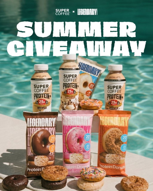 GIVEAWAY CLOSED CONGRATS @cassandrakathryn!

☀️ SUMMER GIVEAWAY ☀️⁠
⁠
@drinksupercoffee and @legendaryfoods are teaming up to give one lucky winner the ultimate Fuel Your Summer prize package — worth over $1,000. Yeah, it's that good.⁠
⁠
🏆 Here's what you could win:⁠
⁠
☕ Super Coffee — 2 cases/month on autoship for a full year (winner picks 2 flavors)⁠
🍩 Legendary Foods — 12-pack Protein Donuts + 10-pack Protein Pastry + 8-pack Sweet Rolls (flavor of your choice)⁠
🏡 $500 Wander Gift Card⁠
🪑 Business & Pleasure Co Penny Chair ⁠
🔊 Turtlebox Ranger Speaker ⁠
❄️ Yeti Soft Cooler (bring all of your high-protein goodies wherever you go)⁠
⁠
Here's how to enter:⁠
⁠
☕ Repost this post⁠
☕ Follow @drinksupercoffee supercoffee and @legendaryfoods⁠
☕ Tag 3 friends in the comments below⁠
⁠
⚡ You must complete all three steps to qualify.⁠
⁠
Giveaway starts June 21st and ends June 30th. Winner announced July 1st. Good luck!⁠
⁠
Disclaimer: This giveaway is in no way sponsored, administered, or associated with Instagram. Participants must be based in the US, must be 18 years of age or older, and entrants release Instagram and all brands of all responsibility and agree to Instagram's terms of use. Odds of winning depend on the number of eligible entries received during the giveaway period. Void where prohibited by law. No purchase necessary.