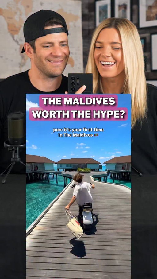 What would you rate this place? 🤔 Where should we rate next?

🌍 Follow us @HudsonAndEmily as we rate every place in the world worth visiting! 😉

🗺️ This is part of our series "SKIP OR TRIP" - comment MAP for the full list!

📍Maldives
🥇Trip-ability Score = S Tier

✅ Pros: One of the most beautiful crystal clear water and white sand beach destinations in the world! Over 100 islands: with dozens of luxury resorts. World-class snorkeling and scuba diving where you can swim with dolphins, whale sharks, manta rays and more. 💵 Plus budget travel options on local islands! Not as luxury, but makes it possible to travel to paradise on a budget.

❌ Cons: Luxury resorts are notoriously expensive with many rooms starting at $650 USD a night. Getting to luxury hotels often requires a very expensive seaplane flight after you arrive at the main airport. You are entirely isolated on one island so you cannot easily leave to find cheaper food options. The rainy season brings a lot of rain! 😂

💡Travel Tips: Use your credit card points to cover the high cost of your luxury resort stay. If on a budget, stay at guesthouses on local islands guesthouse to experience the culture on a budget. Don't visit during the rainy season 😉

🏨The hotel from this video is the Avani+ Fares Maldives Resort.

📅 When to Go: November - April. The weather is mostly dry and sunny which creates the absolute best conditions for snorkeling and swimming.

  🎥 Stitched Video Credit: @travelwithjaro - Jaro is well worth following! He makes some of the coolest, and most positive travel content all around the world!  
__________________________

🎉 Follow us @HudsonAndEmily for the best destinations + experiences for your next trip! 🌍 We're an American travel couple who's visited every country in the world (except one) and all 50 states. So if you want to travel more, we got you! ❤️

#skiportrip #travelcouple #everycountry #Maldives #bungalow