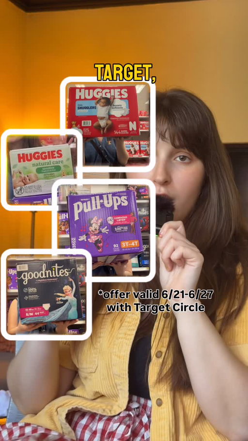 It’s TARGET CIRCLE WEEK aka the BEST time to stock up on all things diapers, wipes, and training pants. Spend $100 on Huggies, Pull-ups, and Goodnites and GET A $30 GIFT CARD. Offer valid 6/21 - 6/27 with Target Circle.�
I’m going to tell you how to be confident in your diaper bag. 

Listen, we think the bag is perfectly packed... and then we actually need it.

What might surprise you is that it has nothing to do with how organized you are. 

It’s actually just about when you stock up.

And now is the perfect time. It’s Target Circle Week!

And remember, just enough for the diaper bag, is actually never enough.