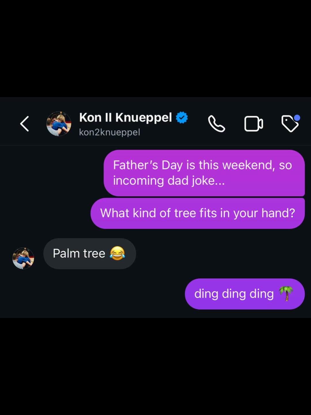 had to bring out some dad jokes for father’s day 🤣 

happy father’s day to all the dads out there!