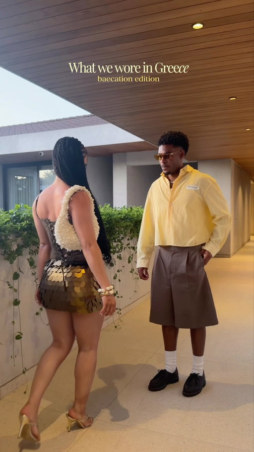 My favourite sport? … putting that sh*t on with my favourite person 🤭🇬🇷🌴🥂

#coupleoutfits#baecation#outﬁtinspo#summerfits