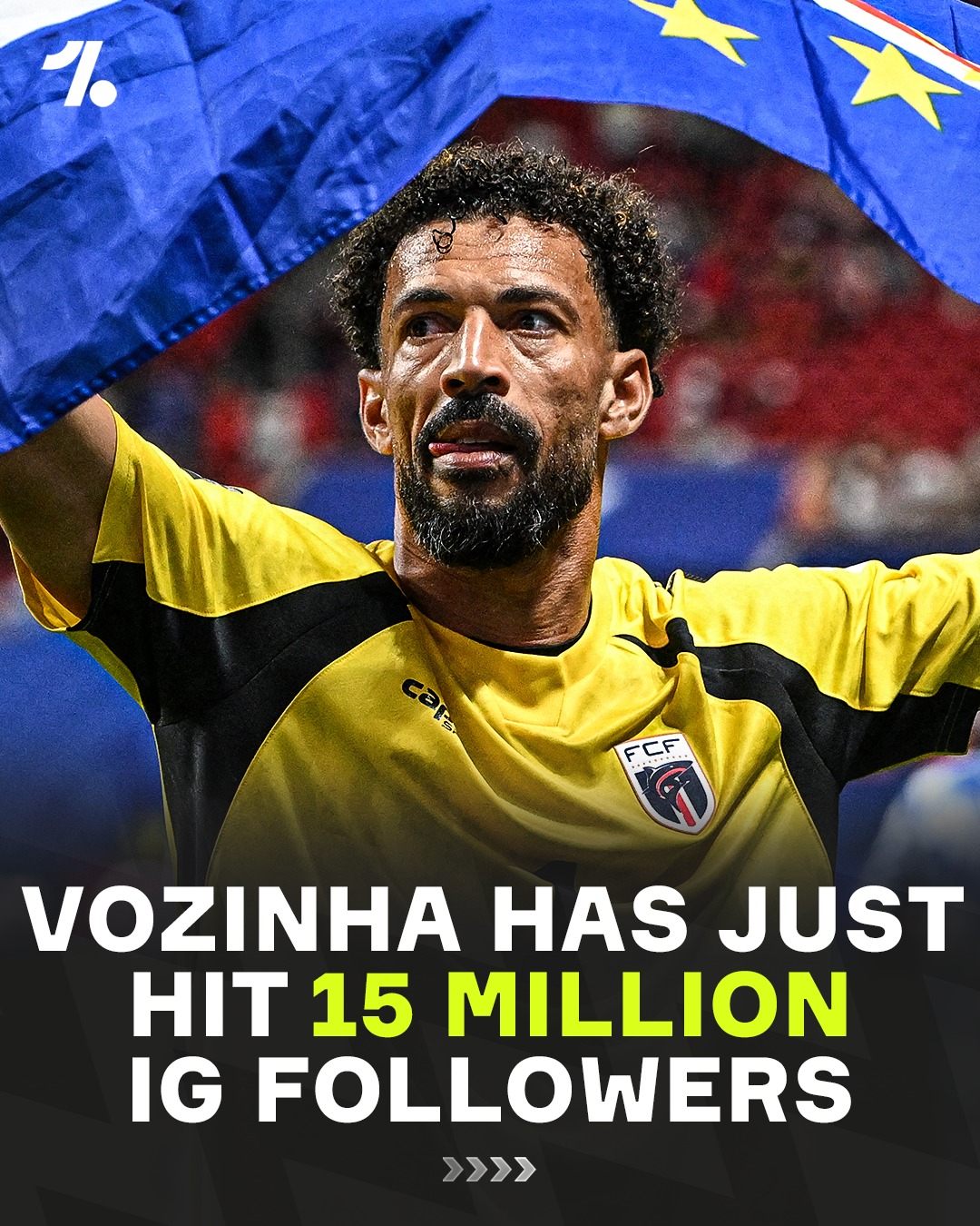 Cape Verde's Vozinha is now one of the top ten most-followed goalkeepers in the world, having reached a truly crazy 15 MILLION INSTAGRAM FOLLOWERS...he had 43k going into MD1 of the World Cup, just under a week ago 🤯🇨🇻