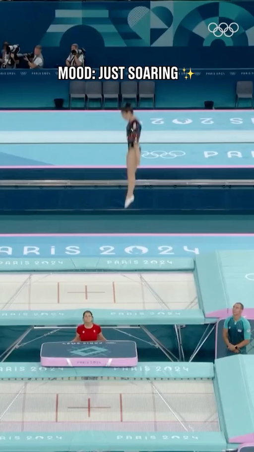 Elphaba and Glinda: It's time to try defying gravity... 🎤🎵
Sophiane Methot: Hold my water 🤸‍♀️

#Olympics #SummerOlympics #Paris2024 #TrampolineGymnastics