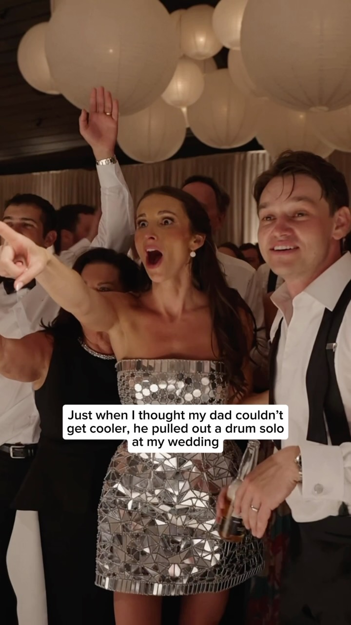 HE FULLY SURPRISED US WITH THIS!!! Happy Father’s Day to my favorite drummer and best dad in the world. You rock, and I’m so lucky to be your daughter! 
Honorable mention in this video: my adorable mama cheering on her hubby!!!
•
#fathersday #weddingcontent #fatherofthebride