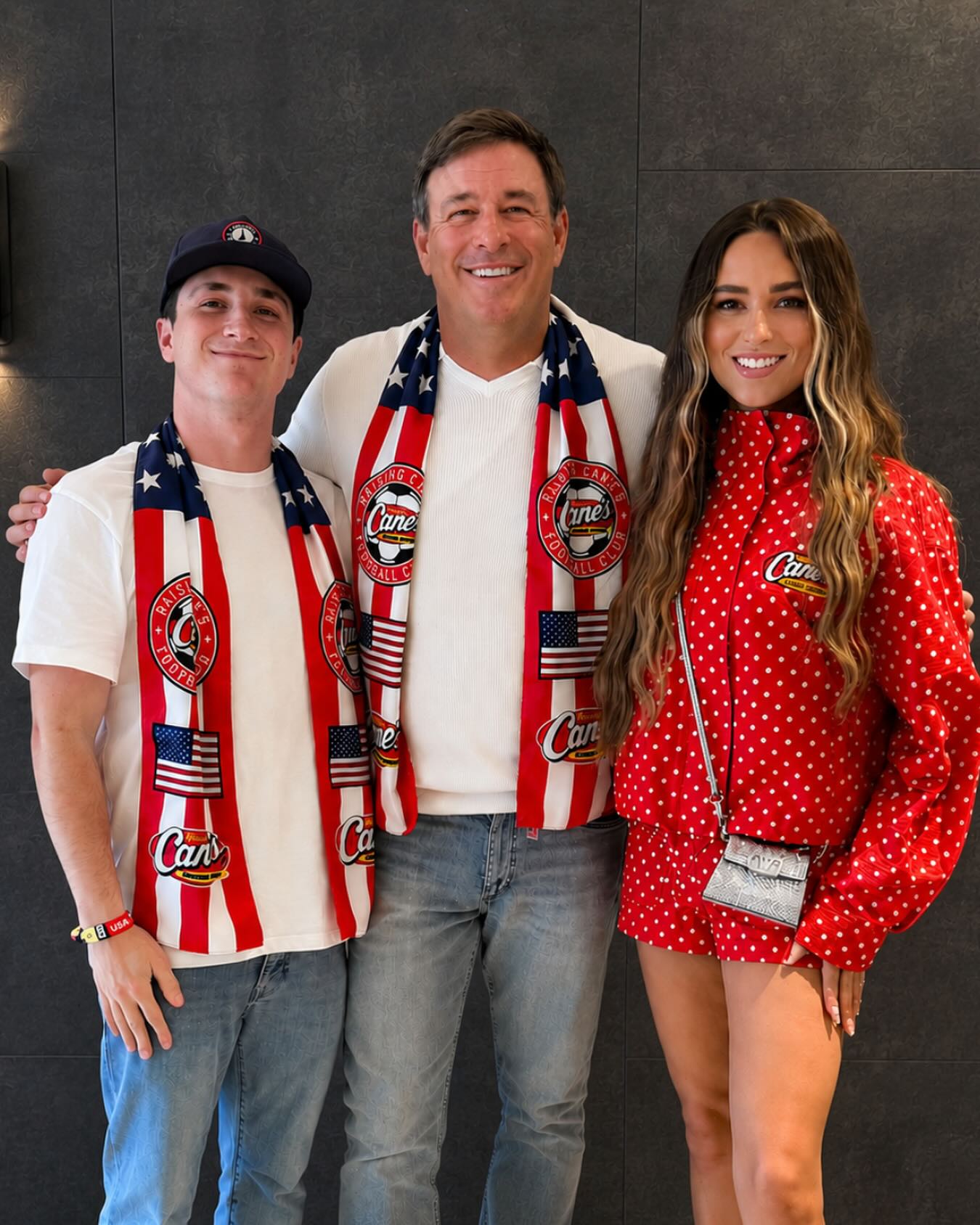 Happy Father’s Day to our #1 Dad, Founder & Owner @toddgraves, who is with his kids, Sophia and Charlie, who also work at Cane’s. Here’s to the over 15,000 dads in our Cane’s Crew and our customers who are blessed to be fathers!