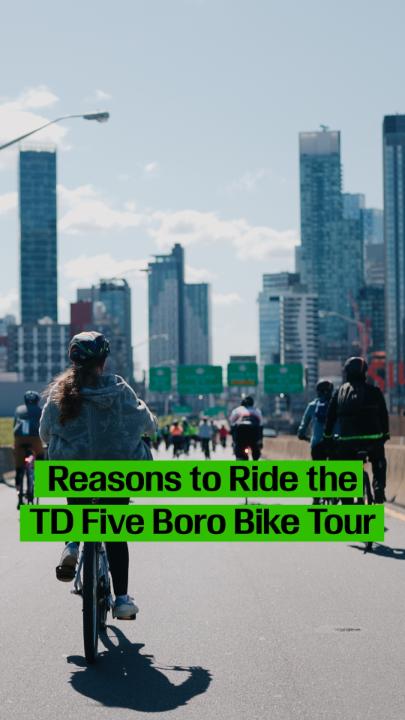 Behind every mile of the TD Five Boro Bike Tour, there’s something human. A reason. A story. A moment that matters. We’re proud to be part of it and continue supporting @bikenewyork's mission. #TDReasonsToRide #TDFiveBoroBikeTour