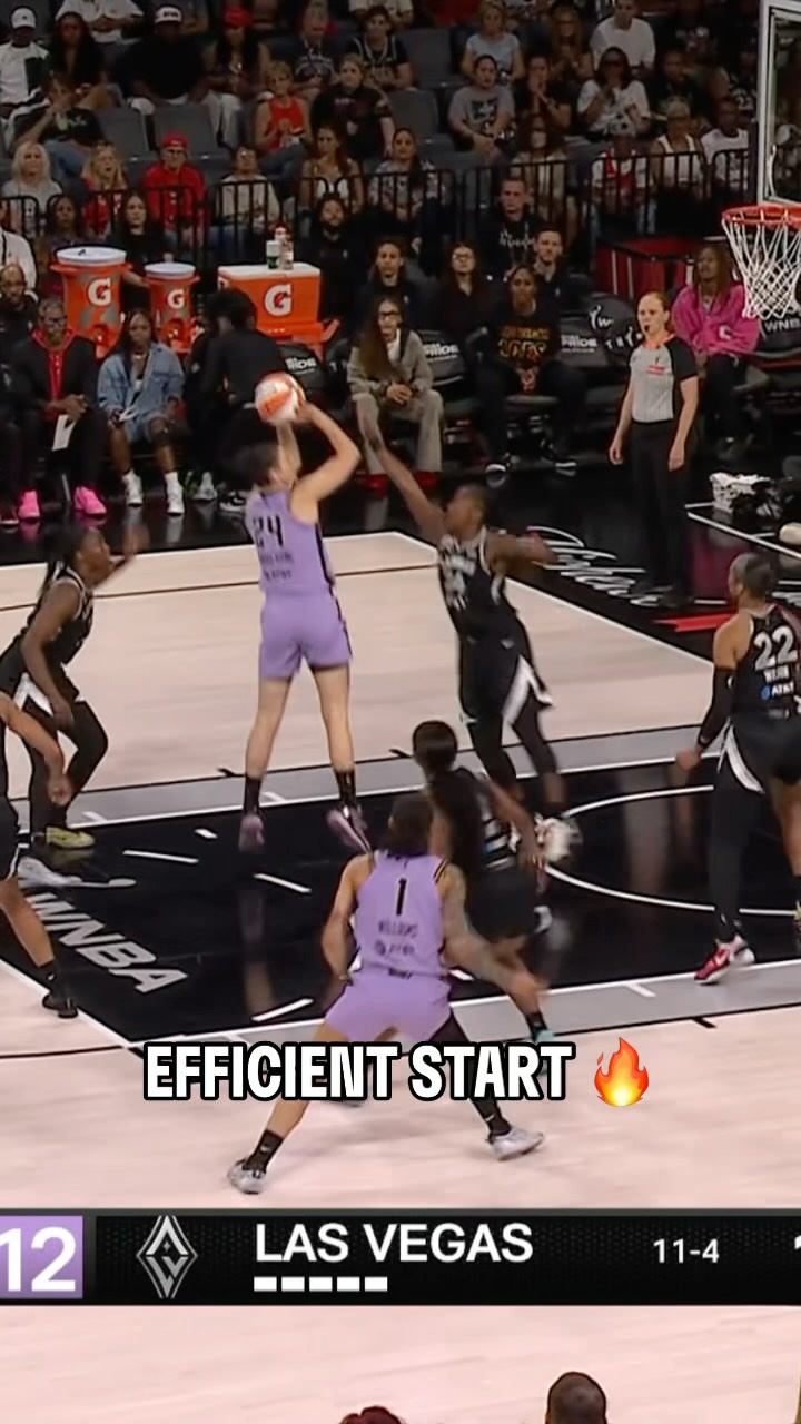 Bucket after bucket 🤌

Cecilia Zandalasini strung together three consecutive buckets for the @valkyries in the opening quarter and finished with 8 points on 4-of-5 shooting from the floor.

📺 GSV-LVA | CBS & Paramount+ | WNBA Pride presented by @coach